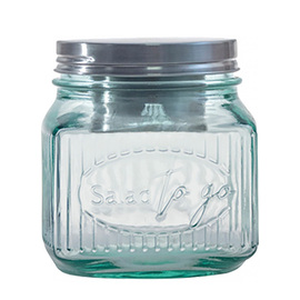 San Miguel storage jar SALAD TO GO glass 0.8 ltr with lid Ø 140 mm H 120 mm