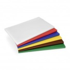 Plastic Cutting Board - Haccp-Compliant - Rectangle - White - 18