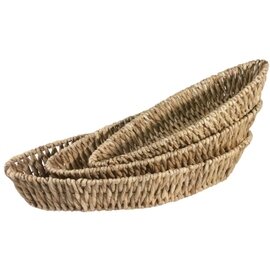 Oval Jute Baskets in Natural