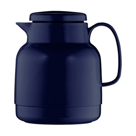 vacuum jug MONDO 1 ltr dark blue shiny glass insert screw cap  H 193 mm product photo