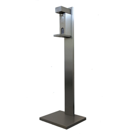 disinfectant dispenser | soap dispenser DESI-SAFE stainless steel with sensor floor model lockable battery-operated product photo