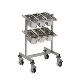 cutlery trolley incl. 6 GN containers H 992 mm product photo