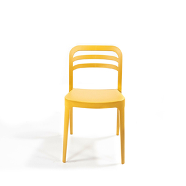 stacking chair • mustard coloured H 817 mm product photo