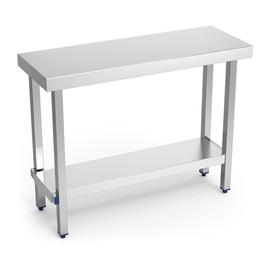 work table stainless steel foldable with ground floor | 1100 mm x 400 mm H 860 mm product photo