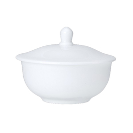 Sugar can with lid COUPE WHITE Bone China 0.25 ltr product photo