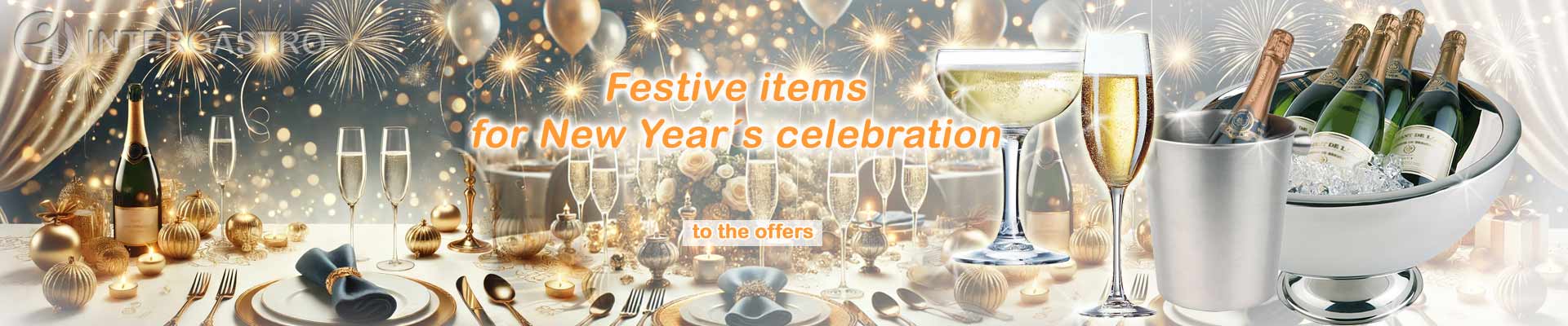 Festive items for New Year´s Celebration