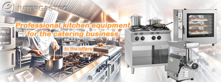 Professional kitchen equipment for the catering business